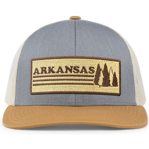 AR Trees Hat - Heather Grey/Amber Gold