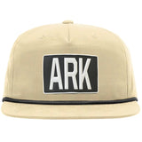 ARK Golf Hat - Birch/Black Patch