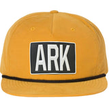 ARK Golf Hat - Biscuit/Black Patch