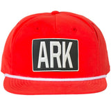 ARK Golf Hat - Red/Black Patch