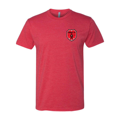 Cabot FC Logo Youth Tee - Red