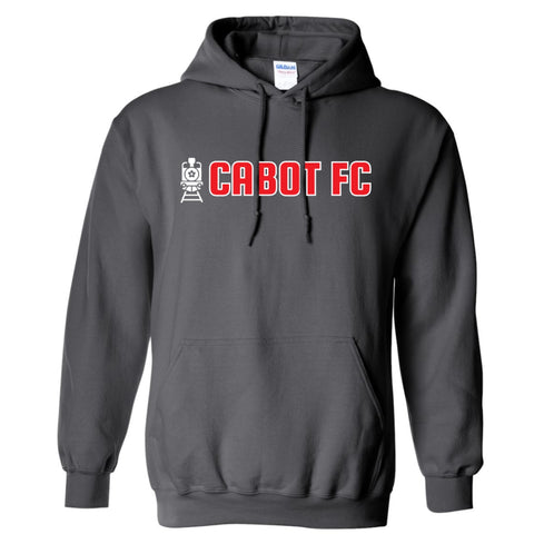 Cabot FC Text Hoodie - Charcoal