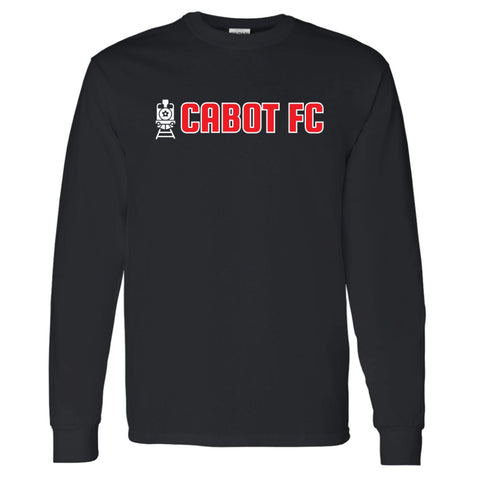 Cabot FC Text Long Sleeve - Black