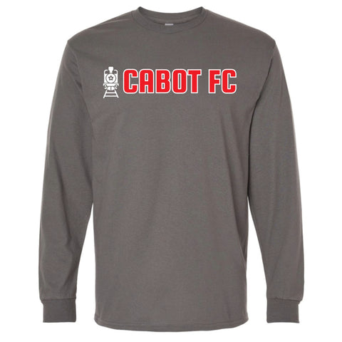 Cabot FC Text Long Sleeve - Charcoal