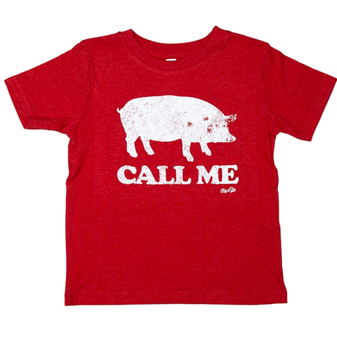 Call Me Red Kids Tee SS