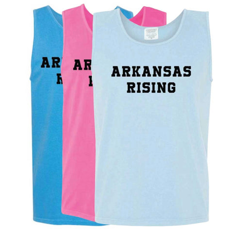 Arkansas Rising Parent Tank - Comfort Colors