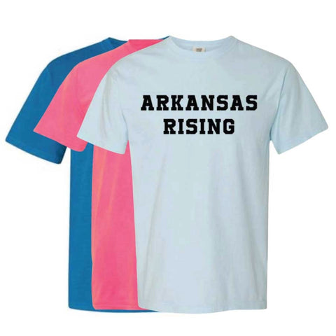 Arkansas Rising Parent Tee - Comfort Colors